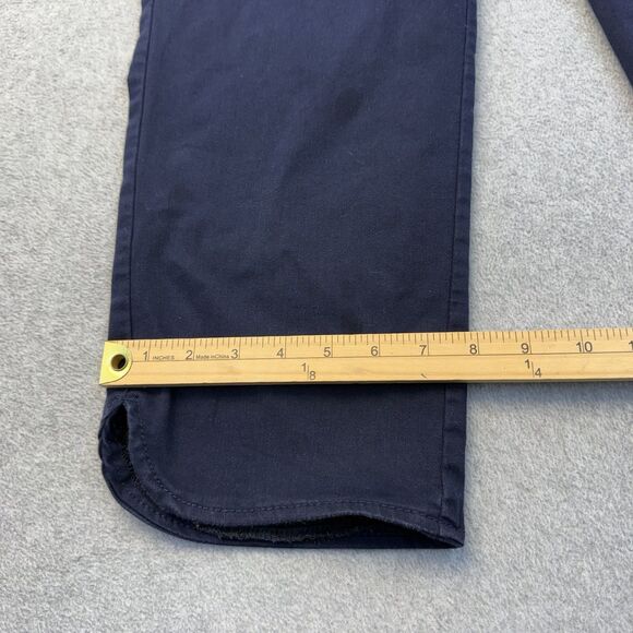 Croft Barrow Pants Women's 14 Blue The Effortless Stretch Ankle Pull On - Picture 6 of 11